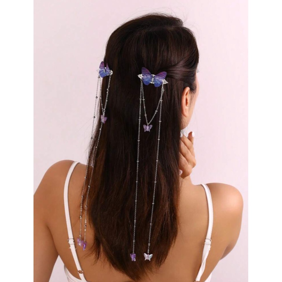 多款蝴蝶髮飾-規格圖11