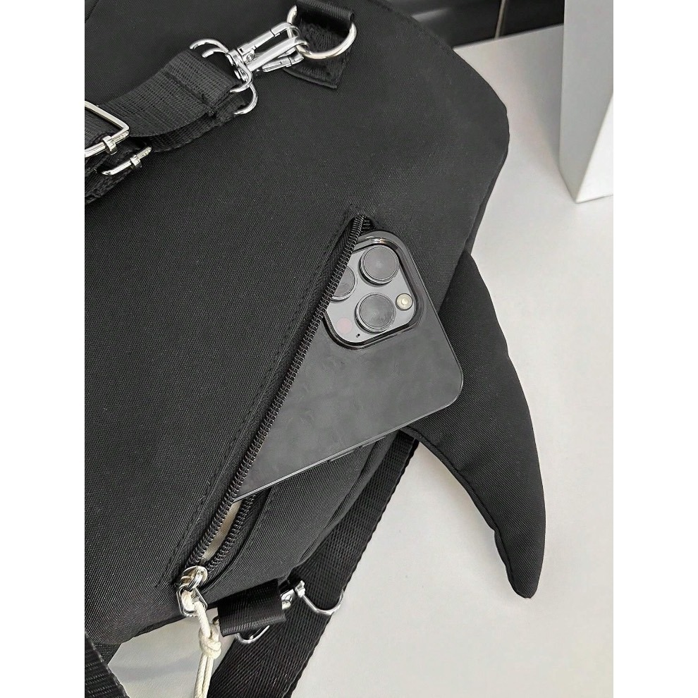 鯊魚後背包-細節圖4