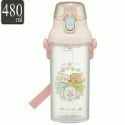 日本製 SKATER 480ml 直飲 兒童 透明 水壺 PSB5TRC  三麗鷗 大耳狗 寶可夢 公主 汪汪隊-規格圖1