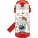 日本SKATER 480ml 吸管  兒童 透明 水壺 PDSH5-規格圖1