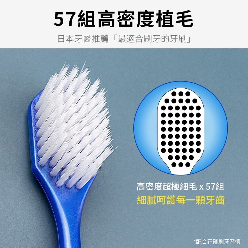 【CREATE】健康生活 日本製寬頭超極細毛牙刷-軟毛/普硬（顏色隨機）軟毛牙刷 中毛牙刷 加寬牙刷 寬頭牙刷 極細毛-細節圖3