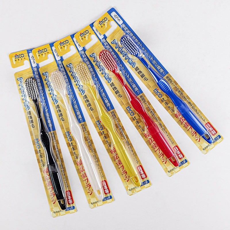 【CREATE】健康生活 日本製寬頭超極細毛牙刷-軟毛/普硬（顏色隨機）軟毛牙刷 中毛牙刷 加寬牙刷 寬頭牙刷 極細毛-細節圖8