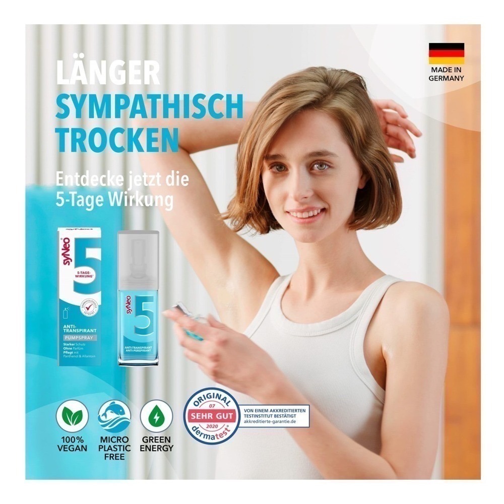 男女適用止汗除臭噴霧(德國製) 30ml-syNeo 5【效期:開封後24個月】-細節圖2
