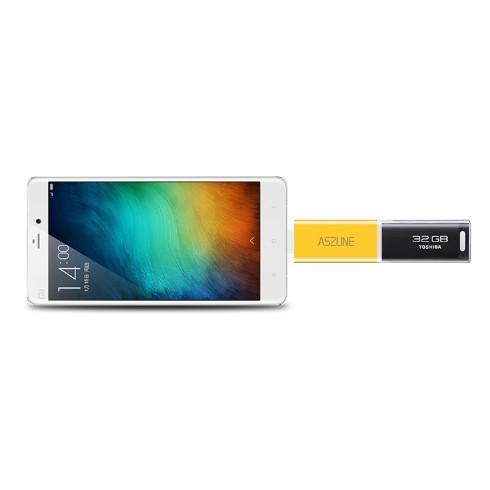 aszune OTG 米你 傳輸線 安卓 手機 USB micro 扁線 連接 轉接頭 母 手機接隨身碟-細節圖3