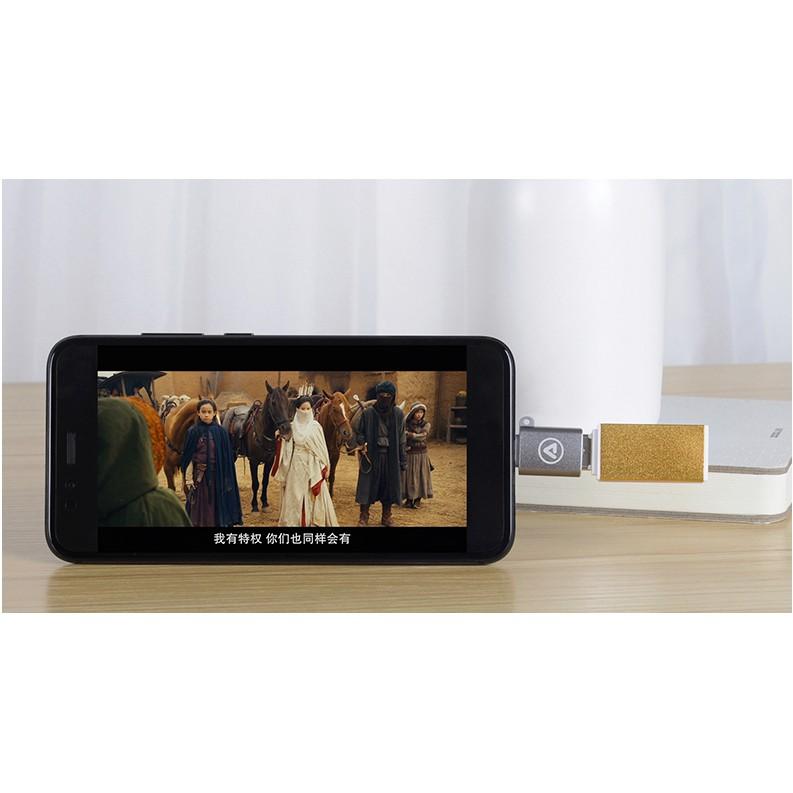 TYPE-C OTG 轉接頭 USB 3.0 3.1 TYPE C 手機 筆電 電腦 附掛繩-細節圖2