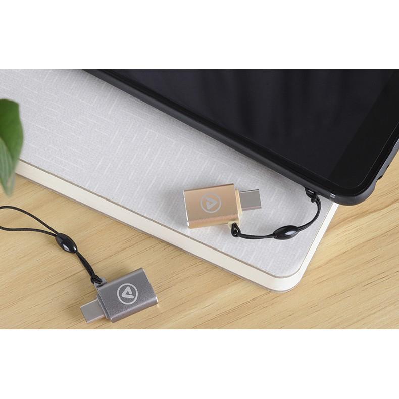 TYPE-C OTG 轉接頭 USB 3.0 3.1 TYPE C 手機 筆電 電腦 附掛繩-細節圖3
