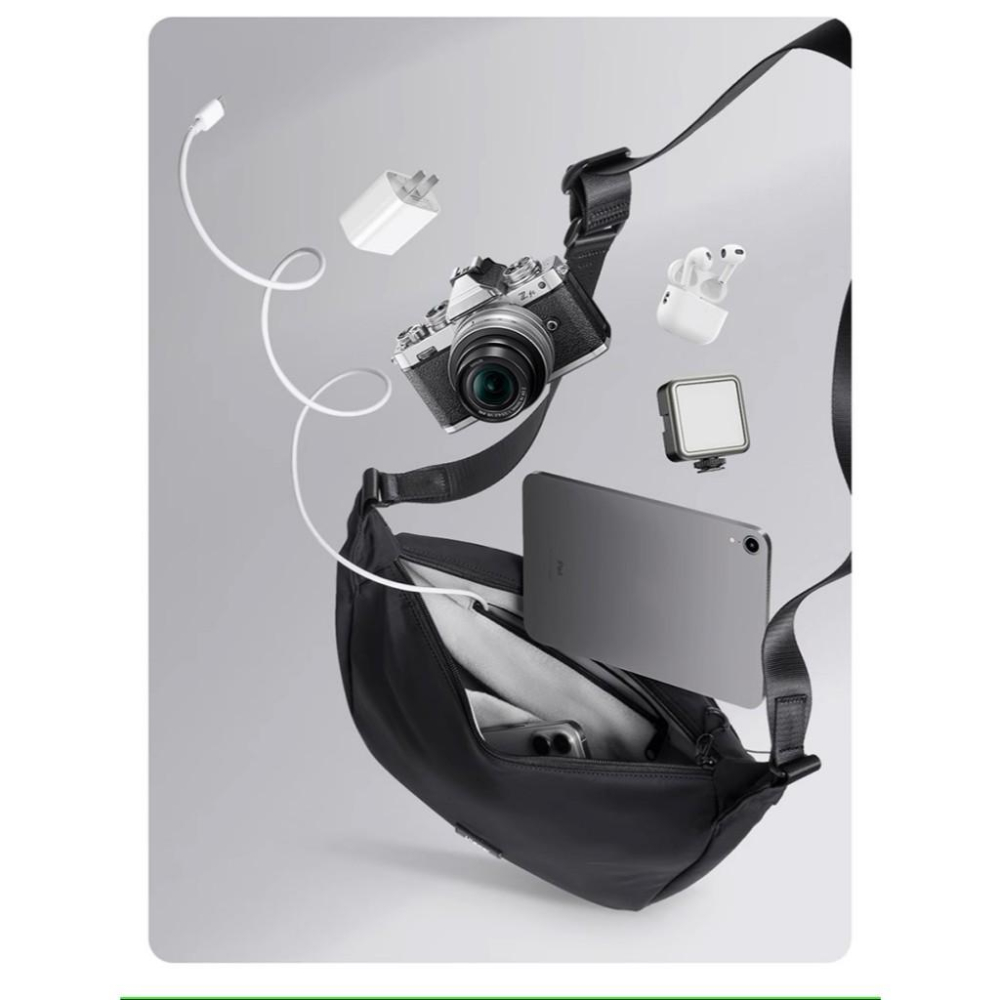 台灣現貨✨Ulanzi優籃HMN1半月攝影斜背包多功能適用富士佳能索尼微單相機男女休閒單肩包戶外拍旅遊數位配件收納包-細節圖6