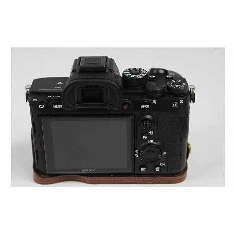 SONY A7R4 A7M4 A6400  半套皮套底座微單 保護套-細節圖2