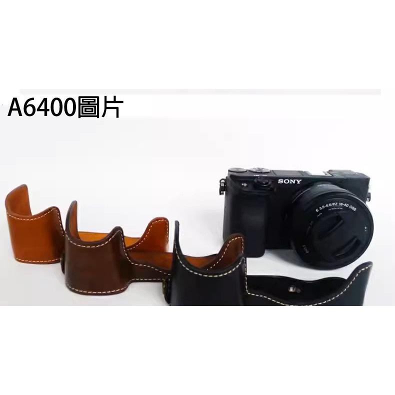 SONY A7R4 A7M4 A6400  半套皮套底座微單 保護套-細節圖4