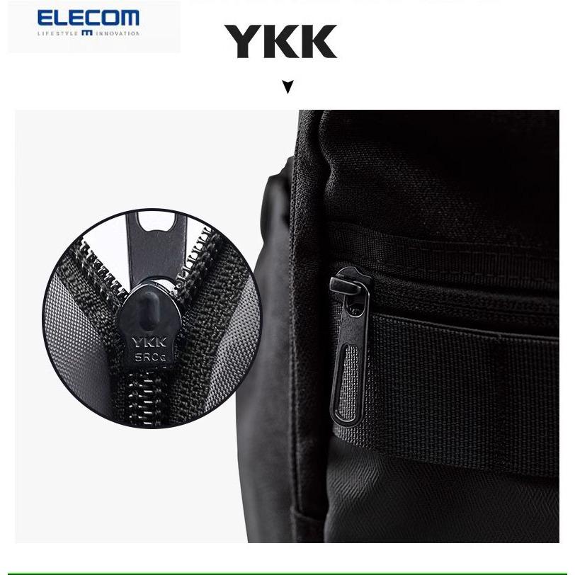 (台灣現貨) ELECOM BM-BPSDBK 休閒雙肩包15.6吋筆電包多功能背包通勤戶外旅行包-細節圖4