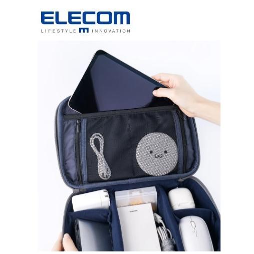 ELECOM 化妝包 相機內膽 數據收納包 switch保護套 配件包 收納盒  配件包 BMA-GP15BK  旅行-細節圖5