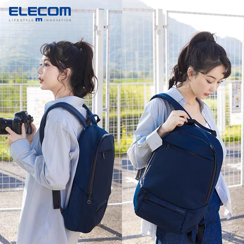 Elecom 雙肩筆電包 休閒後背包 防水背包 旅行包-細節圖2