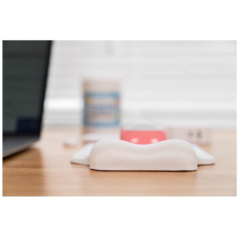 elecom 日本矽膠 護腕 滑鼠墊 可愛 笑臉腕托桌墊 企鵝 貓咪 柴犬 造型滑鼠墊 腕墊-細節圖4