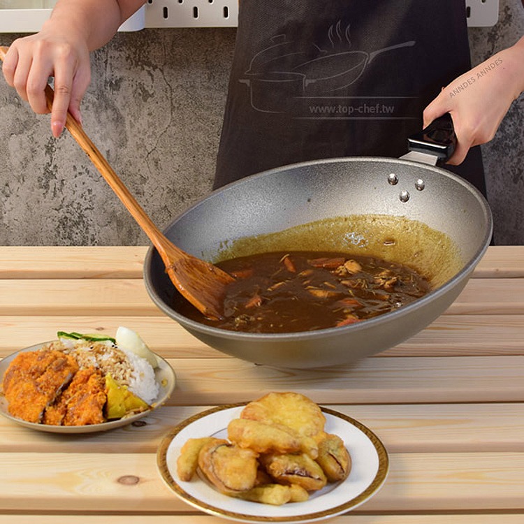 TOP-CHEF 頂尖廚師 33公分 鈦合金頂級中華不沾炒鍋｜不沾鍋｜炒鍋｜不沾炒鍋｜鈦合金不沾鍋-細節圖7