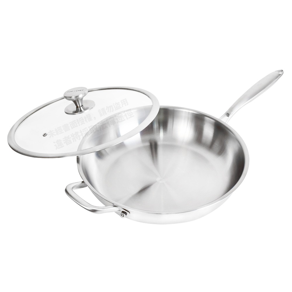 TOP-CHEF 頂尖廚師 34公分 IH爐鍋｜頂級白晶316不鏽鋼深型平底鍋｜無塗層鍋｜316不鏽鋼鍋｜不鏽鋼平底鍋-規格圖8