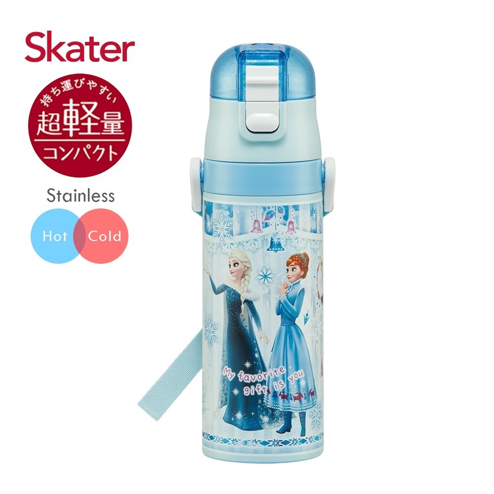 skater 470ml 不鏽鋼直飲保溫水壺｜冰雪奇緣水壺｜迪士尼水壺｜SDC4｜冰雪奇緣保溫瓶｜冰雪奇緣不鏽鋼水壺-規格圖6