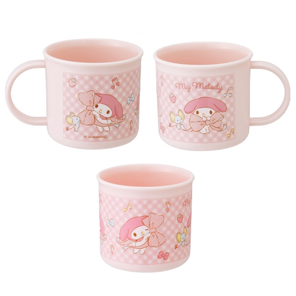 skater 三麗鷗區 日本製 銀離子小牛奶杯｜兒童水杯｜美樂蒂｜大耳狗｜雙星仙子｜KiKi｜LaLa-規格圖5