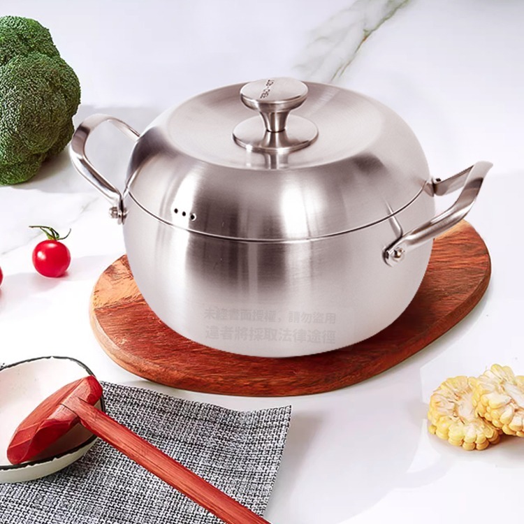 TOP-CHEF 頂尖廚師 29公分 IH爐鍋｜頂級白晶316不鏽鋼圓藝深型雙耳湯鍋｜不鏽鋼湯鍋｜不鏽鋼雙耳湯鍋-細節圖6