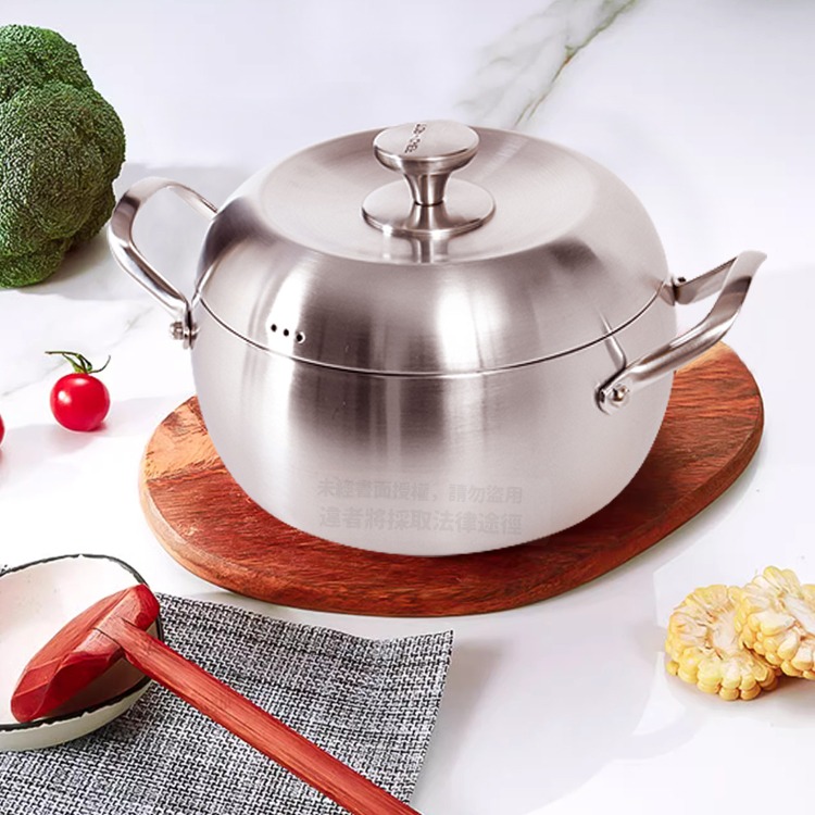 TOP-CHEF 頂尖廚師 29公分 IH爐鍋｜頂級白晶316不鏽鋼圓藝深型雙耳湯鍋｜不鏽鋼湯鍋｜不鏽鋼雙耳湯鍋-細節圖5