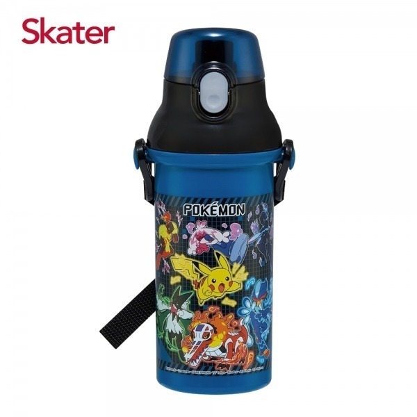 Skater 日本水壺 480ml銀離子直飲水壺｜寶可夢水壺｜皮卡丘水壺｜PSB5SANAG｜直飲水壺｜兒童水壺-規格圖7