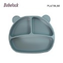 BeBeLock 韓國製兒童矽膠餐盤｜吸附型重磅餐盤｜矽膠吸力餐盤｜矽膠餐盤-規格圖2