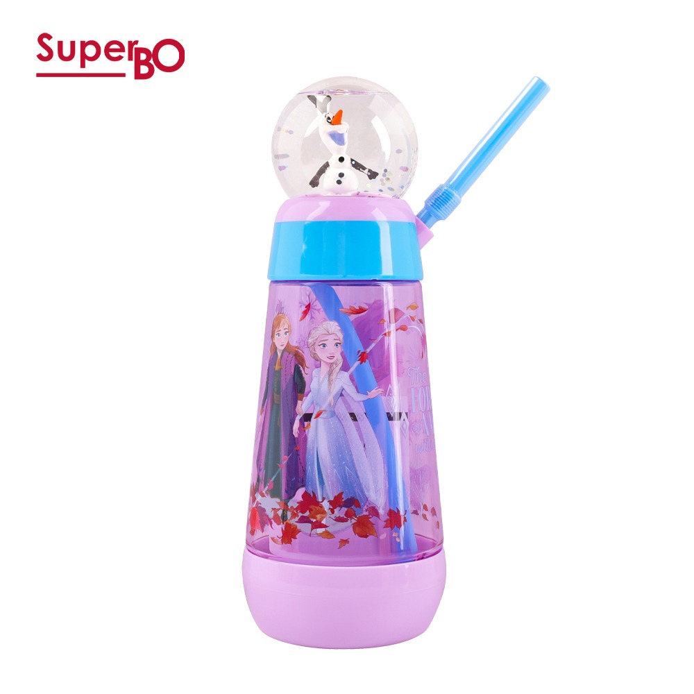 SuperBO 325ml 水晶球水壺｜冰雪奇緣水壺｜冰雪奇緣吸管水壺｜水晶球吸管水杯-規格圖4