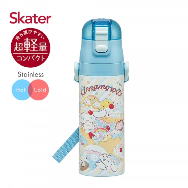 skater 470ml 不鏽鋼直飲保溫水壺｜大耳狗保溫瓶｜大耳狗水壺｜SDC4｜大耳狗杯-規格圖3