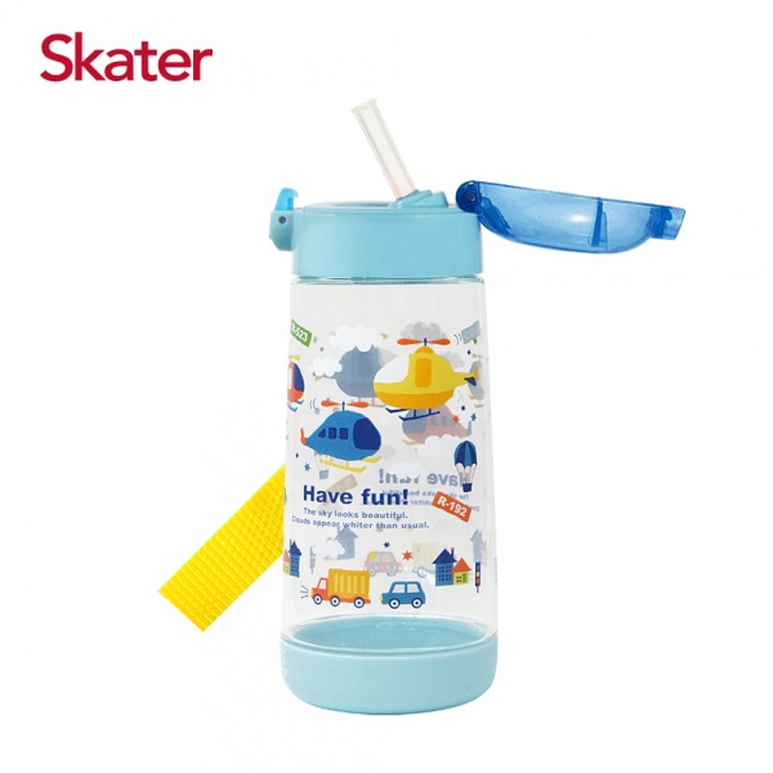 Skater 480ml PET吸管水壺｜直升機水壺｜PDSH5｜透明水壺｜吸管水壺-規格圖3