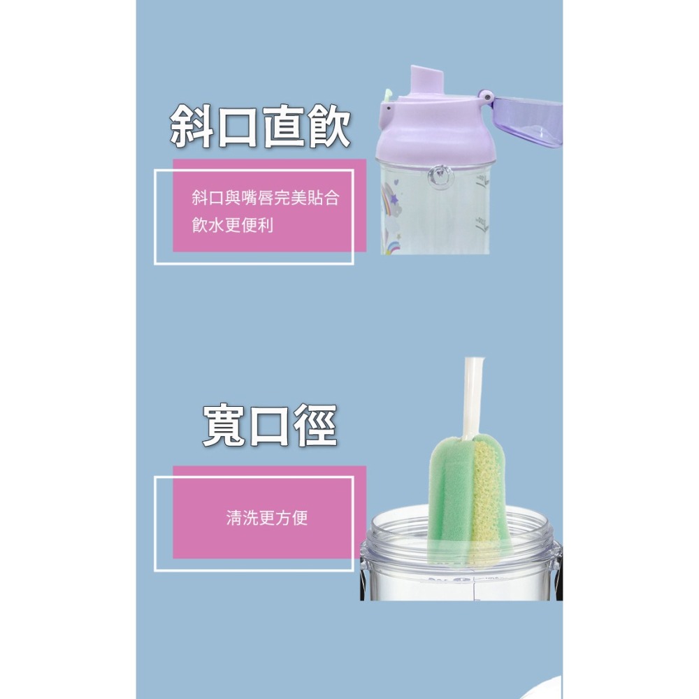 Skater 日本水壺 480ml 定量直飲水壺｜獨角獸水壺｜PSB5TR｜透明水壺｜直飲水壺｜兒童水壺｜透明直飲水壺-細節圖8