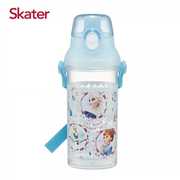 Skater 日本水壺 480ml 直飲透明水壺｜冰雪奇緣水壺｜PSB5TR｜直飲水壺｜透明水壺｜兒童水壺-規格圖5