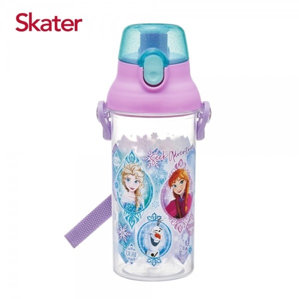 Skater 日本水壺 480ml 直飲透明水壺｜冰雪奇緣水壺｜PSB5TR｜直飲水壺｜透明水壺｜兒童水壺-規格圖5