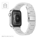 多尺寸 【快速出貨】Apple Watch 馬卡龍糖果色 三株錶帶 三珠錶帶 樹脂錶帶 替換錶帶 iWatch 通用 粉-規格圖6