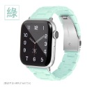 多尺寸 【快速出貨】Apple Watch 馬卡龍糖果色 三株錶帶 三珠錶帶 樹脂錶帶 替換錶帶 iWatch 通用 粉-規格圖6