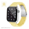多尺寸 【快速出貨】Apple Watch 馬卡龍糖果色 三株錶帶 三珠錶帶 樹脂錶帶 替換錶帶 iWatch 通用 粉-規格圖6