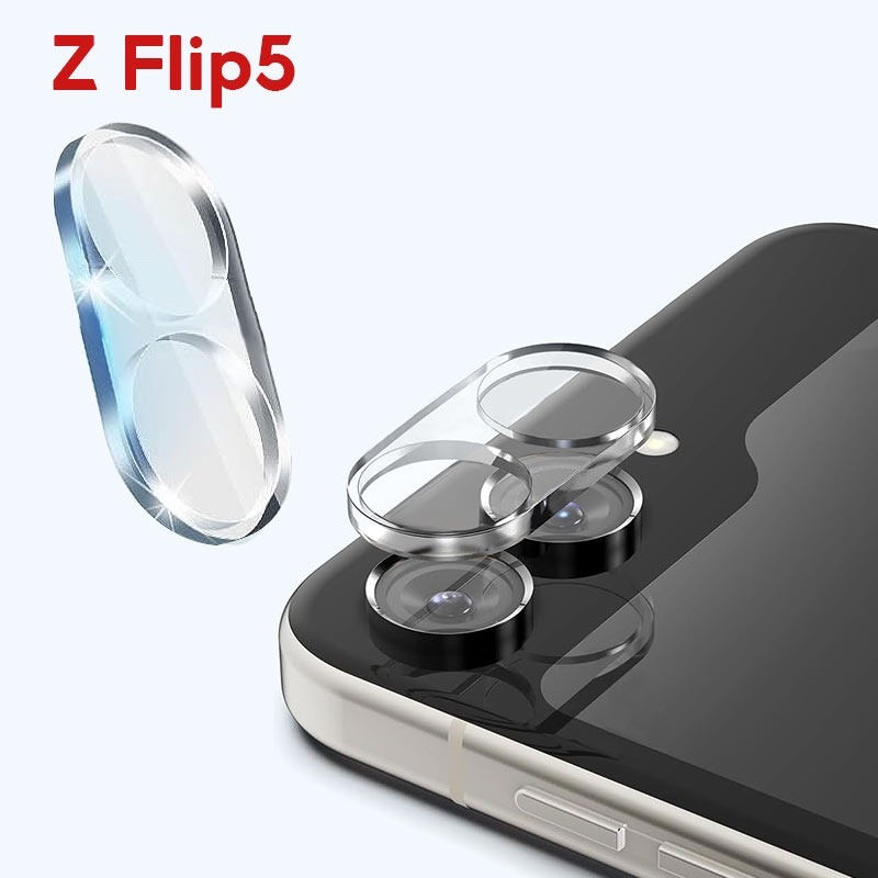 【3D鏡頭鋼化貼】 三星 Z Flip5 / Z Fold5 高硬度 3D 透明鏡頭貼 鋼化玻璃 鏡頭膜 鏡頭罩 後螢幕-細節圖8