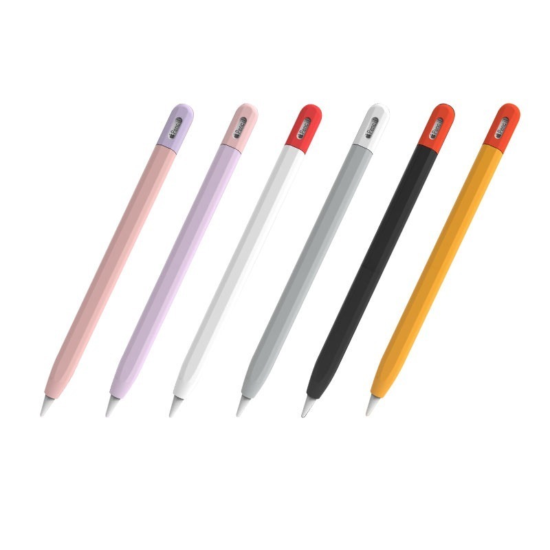 Apple pencil USB-C 防滑撞色筆套 防滑保護套 蘋果筆套 適用 Apple pencil USBC-細節圖2