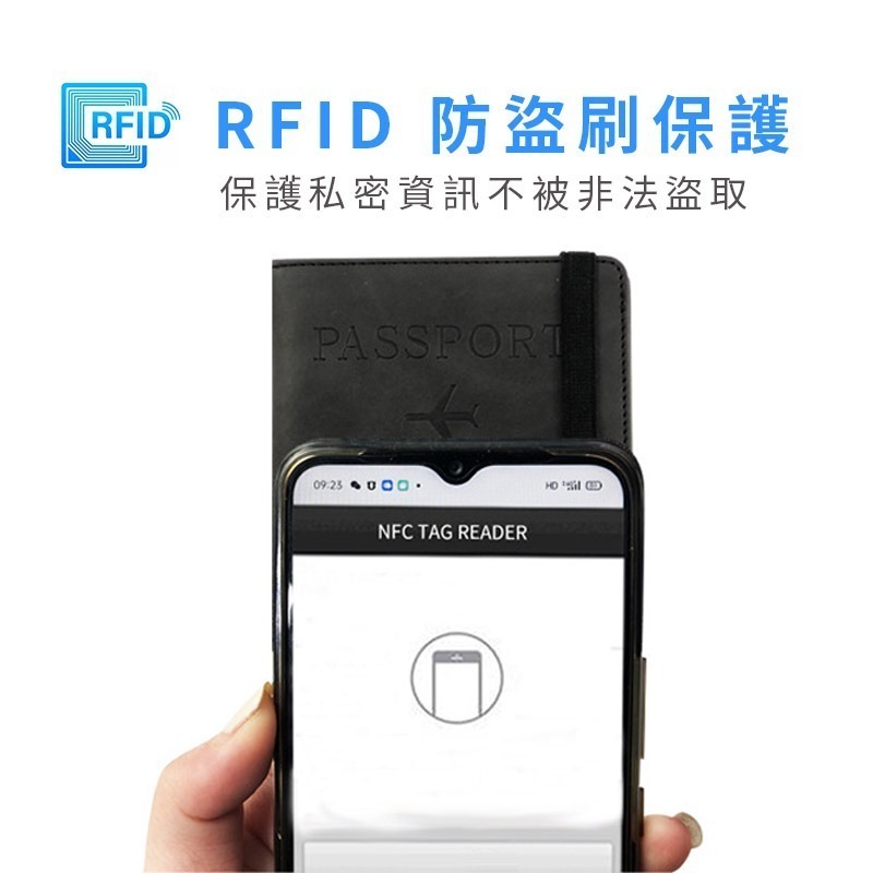 RFID 防盜護照夾行李吊牌套組 護照包 護照套 行李掛牌 防竊旅行護照包 熊蓋讚3C-細節圖5