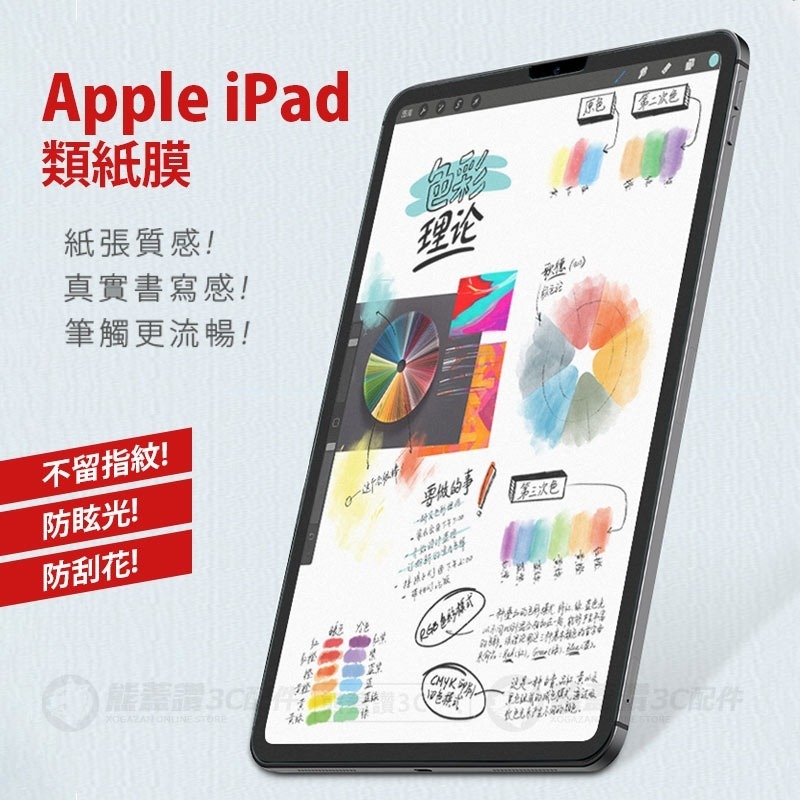 2024 蘋果 ipad pro air 類紙膜 保護膜 iPad類紙膜 保護貼 11吋 13吋-細節圖2