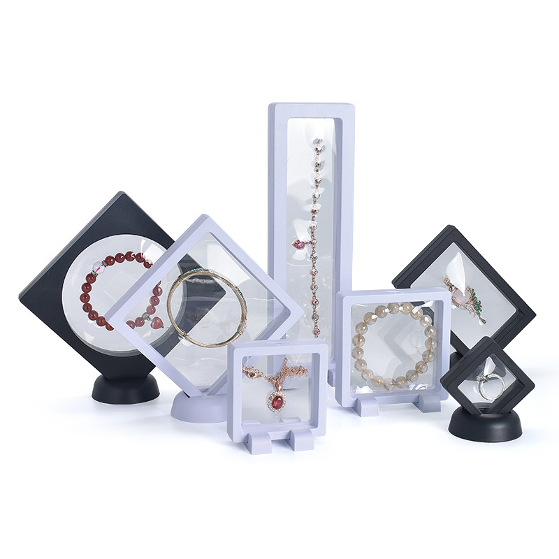 透明EP薄膜展示盒珠寶首飾禮品保護盒多色-細節圖3