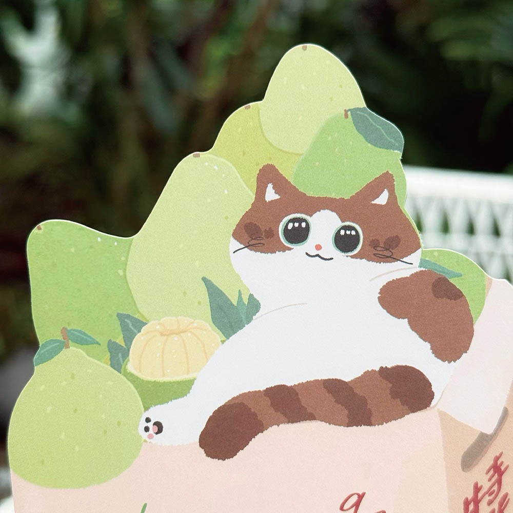 森蕗插畫🌲新款🌲 2026桌曆貓咪水果年曆 水果月曆文創年曆2026月曆2026日曆交換禮物生日禮物-細節圖6