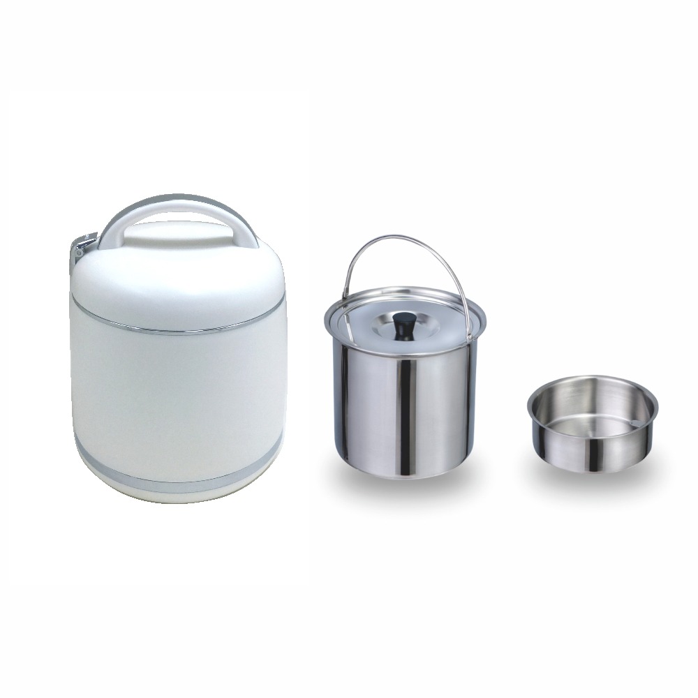 【golden fire 火牌】燜燒鍋 奢華霧面系列-霧白2.0L-IH爐可用鍋(燜燒鍋  保溫 保冷 手提 不鏽鋼)-規格圖3