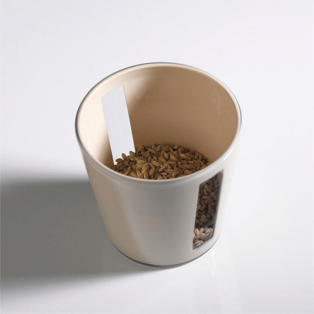 【OMADA】生活密封儲物罐 米白色 0.75L(防潮罐、儲物罐、密封罐)-細節圖4