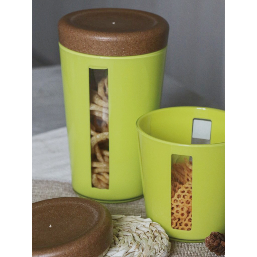 【OMADA】生活密封儲物罐 綠色0.5L(防潮罐、儲物罐、密封罐)-細節圖3