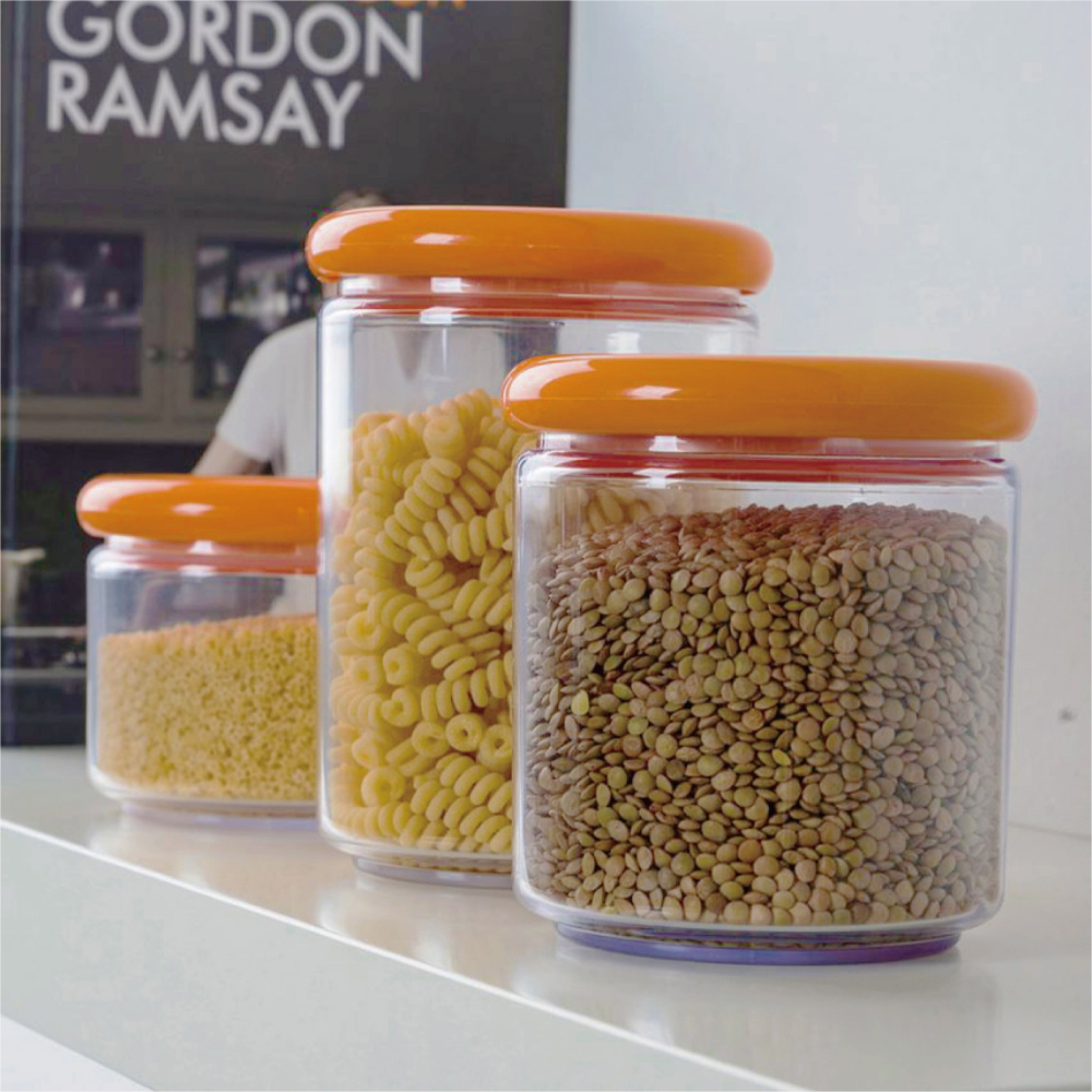 【OMADA】簡約設計密封抗菌儲存罐 綠色 0.75L(防潮罐、儲物罐、密封罐)-細節圖4