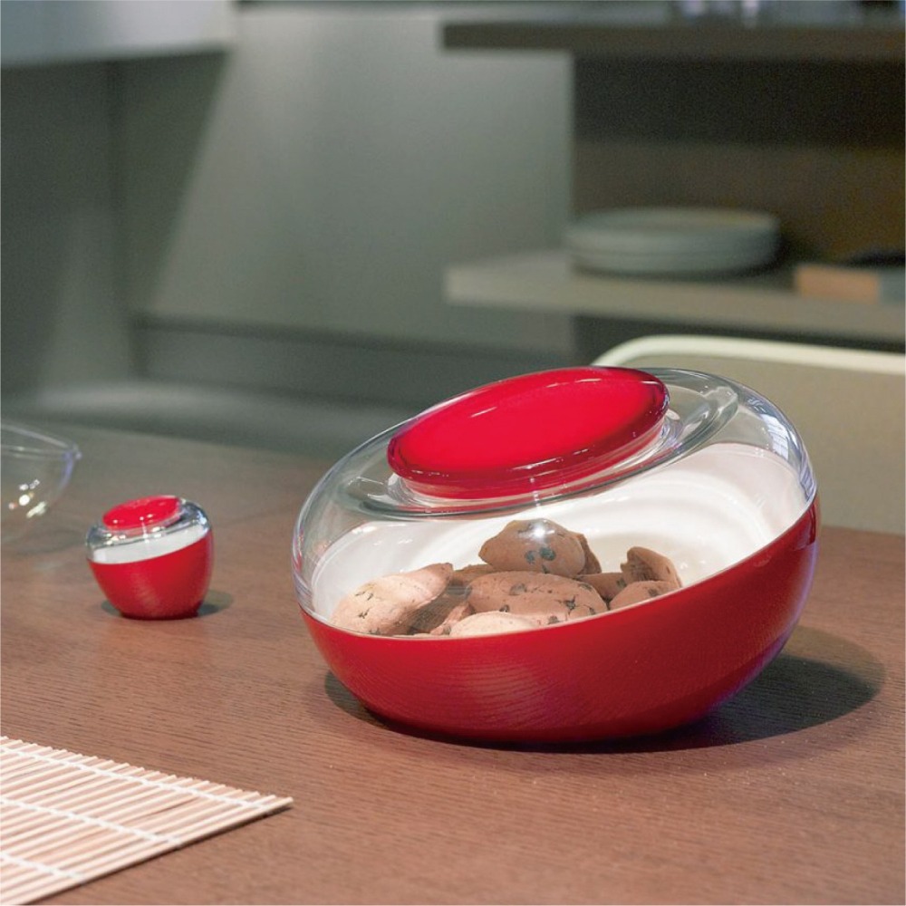 【OMADA】密封餅乾儲存罐 黃色(無塑化劑、無雙酚A、不含重金屬、不含有害物質、低污染)-細節圖2