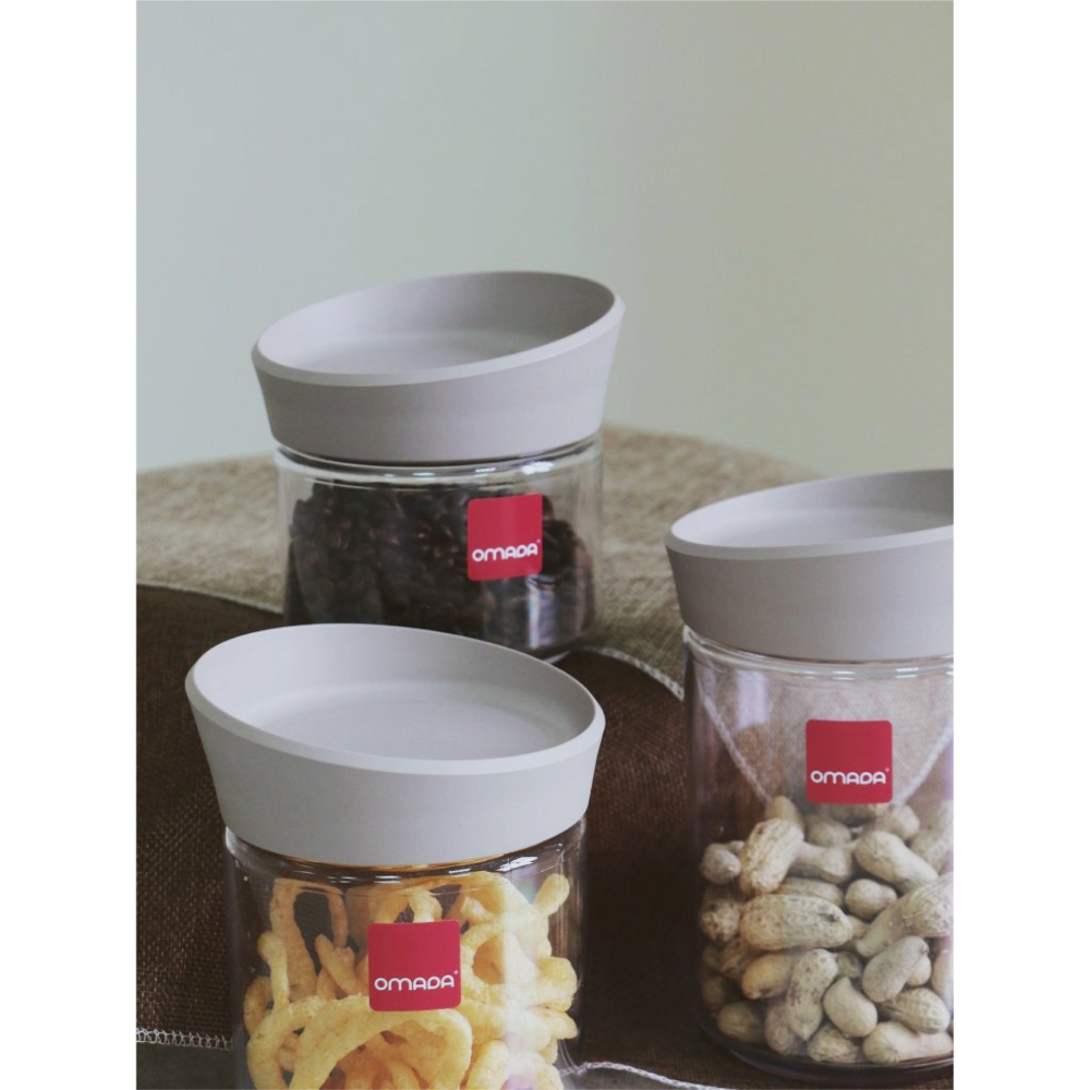 【OMADA】防潮儲物密封罐 褐色 0.75L(防潮罐、儲物罐、密封罐)-細節圖4