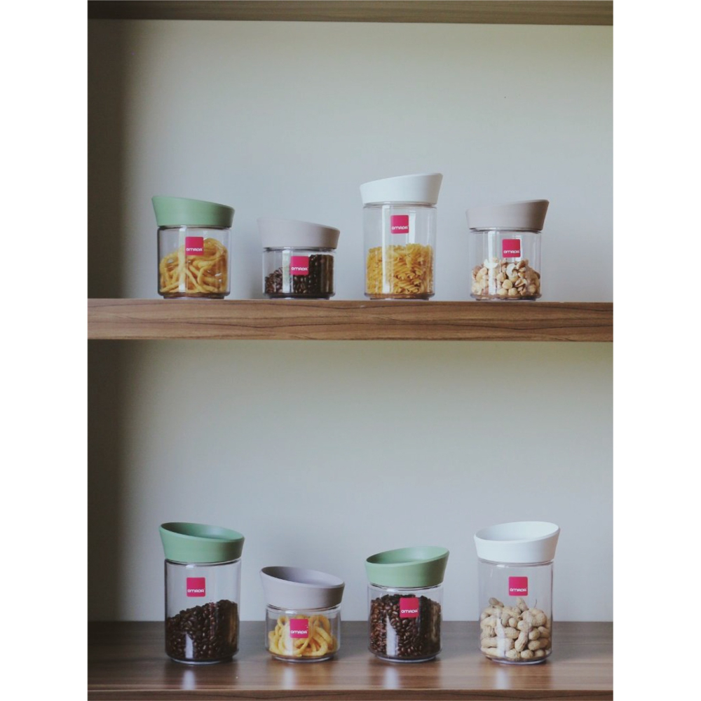 【OMADA】防潮儲物密封罐 褐色 0.75L(防潮罐、儲物罐、密封罐)-細節圖5