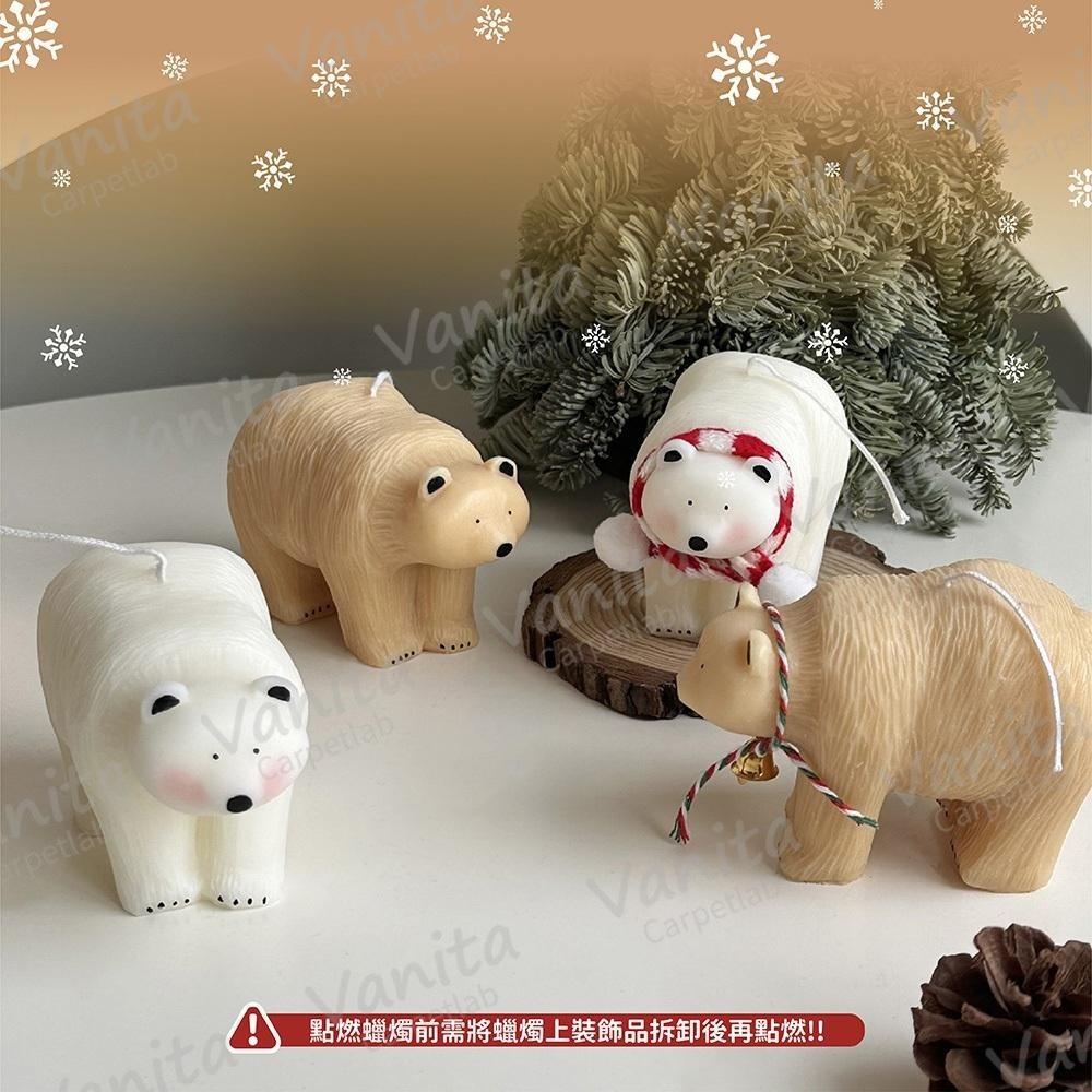 聖誕節限定｜手刷繪本聖誕熊熊迷你蠟燭 在台現貨 隔日到 聖誕裝飾 佈置蠟燭 送禮好物 質感蠟燭 造型蠟燭 節日慶祝 裝扮-細節圖2