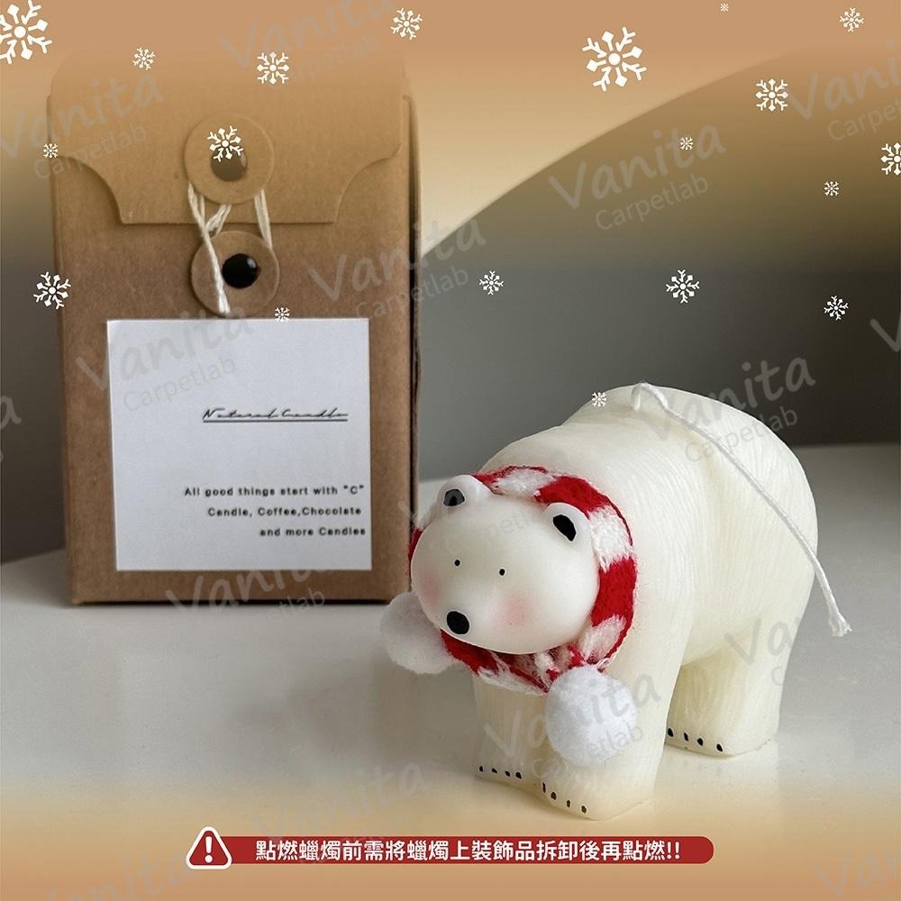 聖誕節限定｜手刷繪本聖誕熊熊迷你蠟燭 在台現貨 隔日到 聖誕裝飾 佈置蠟燭 送禮好物 質感蠟燭 造型蠟燭 節日慶祝 裝扮-細節圖5
