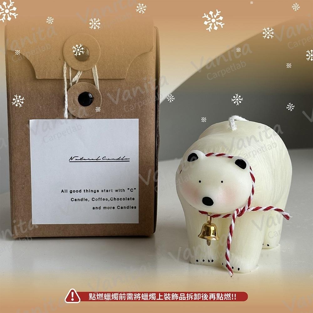 聖誕節限定｜手刷繪本聖誕熊熊迷你蠟燭 在台現貨 隔日到 聖誕裝飾 佈置蠟燭 送禮好物 質感蠟燭 造型蠟燭 節日慶祝 裝扮-細節圖6